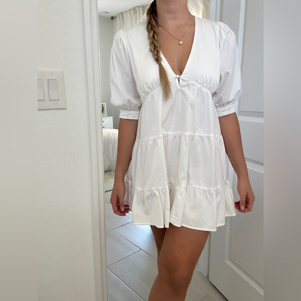 White Cotton Dress